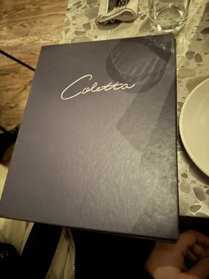 Menu #Veganuary at Coletta in New York City