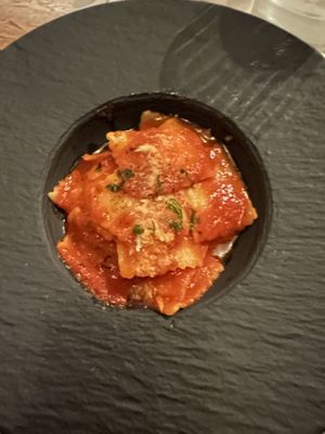 Ricotta Raviolii #Veganuary at Coletta in New York City