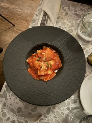 Ricotta Ravioli #Veganuary at Coletta in New York City