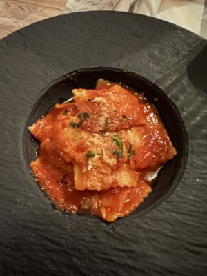 Ricotta Ravioli #Veganuary at Coletta in New York City