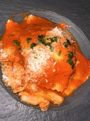 Ricotta ravioli   at Coletta in New York City