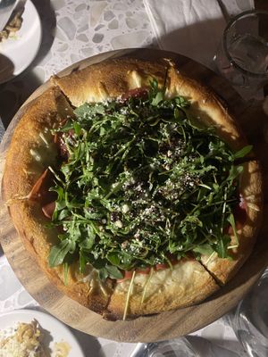 Fig & prosciutto pizza - a must have!  at Coletta in New York City