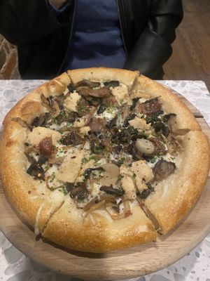 Wild truffle mushroom pizzaa  at Coletta in New York City