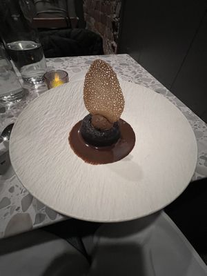 Chocolate lavender lava cake   at Coletta in New York City