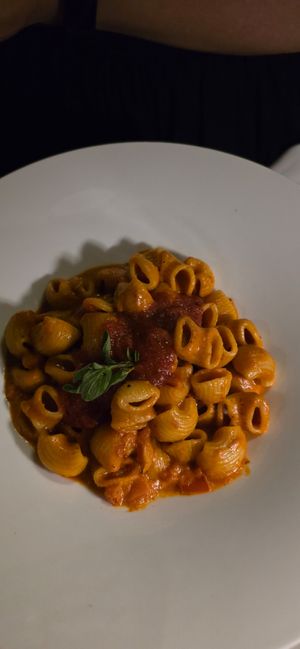 Vodka tomato pasta at Coletta in New York City