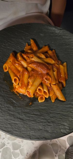 Gluten free pasta pomodoro at Coletta in New York City