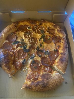 Pepperoni pizza   at Coletta in New York City