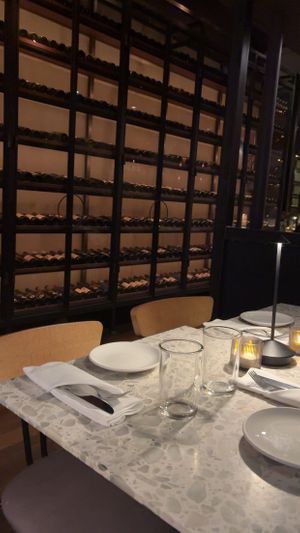 Tables were VERY close together (my only complaint) made it slightly awkward   at Coletta in New York City