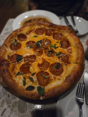 Pepperoni pizza at Coletta in New York City