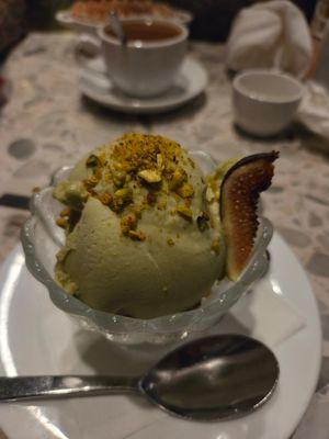 Pistachio ice cream at Coletta in New York City