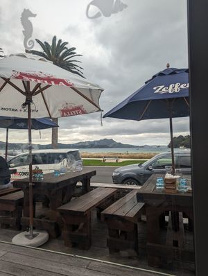 Another view from inside at Stoked in Whitianga