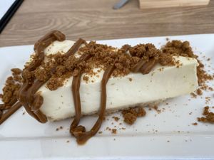 Biscoff cheesecake   at Veganly Convenient in Rochester