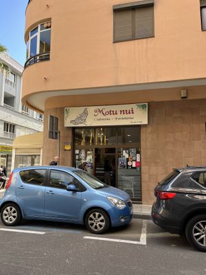 Outside #Veganuary at Motu Nui in Tenerife