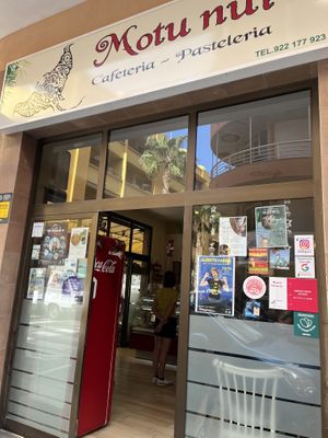 Outside #Veganuary at Motu Nui in Tenerife