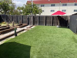 Outside back space for yoga, etc.   at Gratefuel Cafe in Fort Lauderdale