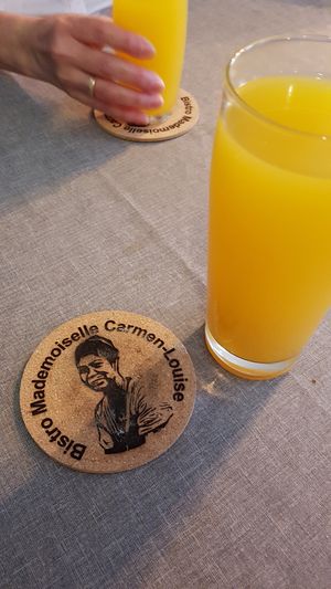 Mango-Schorle at Mademoiselle Carmen Louise in Goeppingen