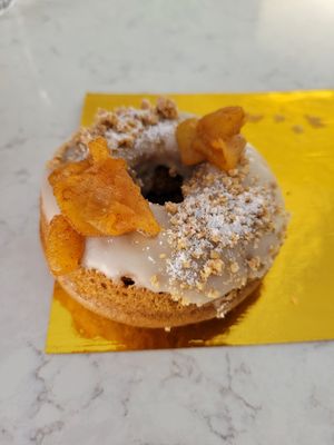 Cinnamon Apple Maple Donut at Purple Horseshoe Baking in Oakville
