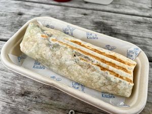 Breakfast burrito for the win!  at Little Blue Kitchen in Hahei