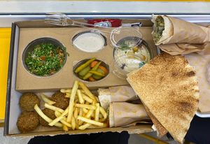   at Team Hummus in Izmir