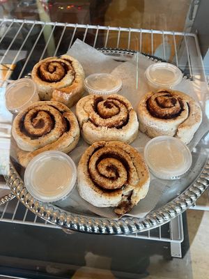 Vegan/ GF cinnamon rolls  at Butter Cafe in Dayton