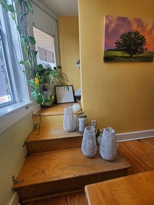 View from my table at Butter Cafe in Dayton