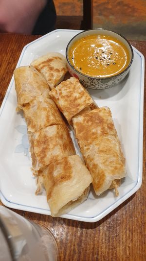 Tofu rolls at Spices & Pestle in Riddells Creek