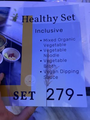 hot pot price   at Arelom D D Organic Bistro in Bangkok