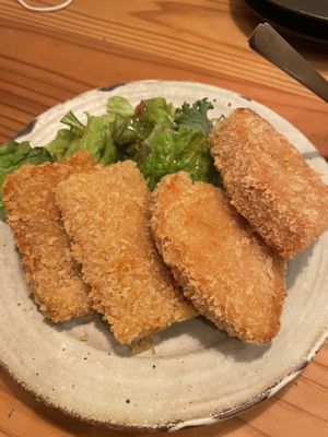 Kuruma-fu deep fry.🌱  at Mitsubachi Shokudou  in Gifu