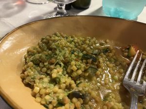 Homemade pasta   at Agriturismo Guthiddai in Oliena