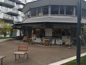 Outside at Damasco in Leuven