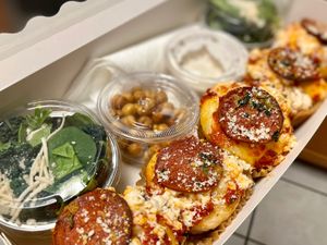 Pizza cupcakes  at The Sweet Botanist Plant Based - Cloud Kitchen in Dallastown