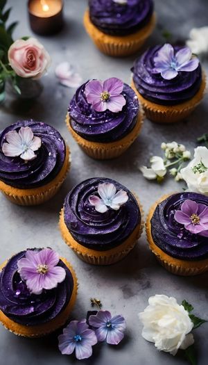 Floral cupcakes 💚 at The Sweet Botanist Plant Based - Cloud Kitchen in Dallastown