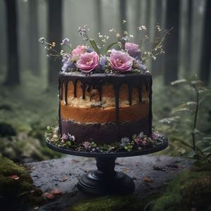 A gorgeous celebration cake 🥳 at The Sweet Botanist Plant Based - Cloud Kitchen in Dallastown