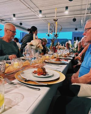 community seating at The Sweet Botanist Plant Based - Cloud Kitchen in Dallastown