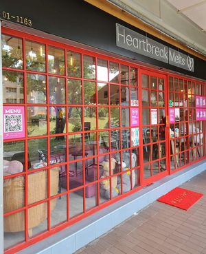 Store front ~ 16/2/22 at Heartbreak Melts in Northeast Singapore