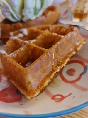 I love the waffle  🌱~ 10/3/22 at Heartbreak Melts in Northeast Singapore