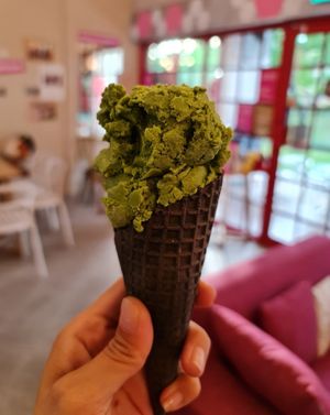 Soy Matcha flavour ~ 2/5/22 at Heartbreak Melts in Northeast Singapore