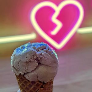 Tauhuay Gula Melaka Ice-Cream Cone at Heartbreak Melts in Northeast Singapore