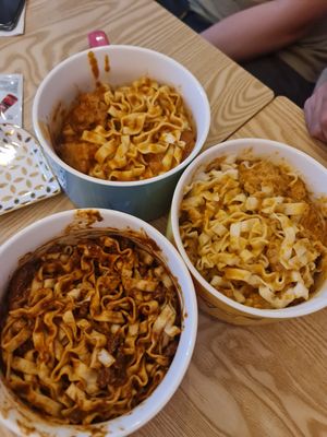 Assorted dry noodles ~ 27/8/23 at Heartbreak Melts in Northeast Singapore