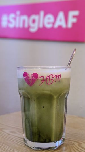 Vegan Matcha Latte at Heartbreak Melts in Northeast Singapore