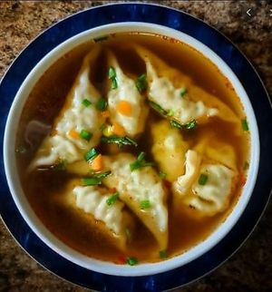 Vegan Dumplings at The Garden and The Sea in Accra