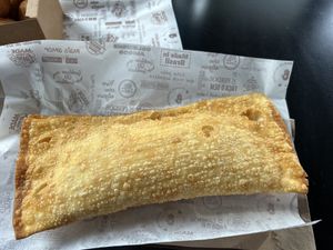 Pizza Pastel   at Um Sonho de Coxinha (Cantina Vegana) in Sao Paulo