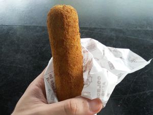 Not-dog ❤ #Veganuary at Um Sonho de Coxinha (Cantina Vegana) in Sao Paulo