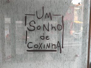 Fachada #Veganuary at Um Sonho de Coxinha (Cantina Vegana) in Sao Paulo