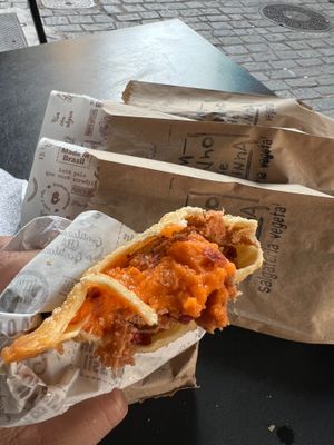  at Um Sonho de Coxinha (Cantina Vegana) in Sao Paulo