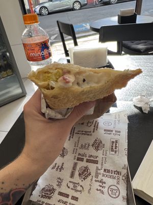   at Um Sonho de Coxinha (Cantina Vegana) in Sao Paulo