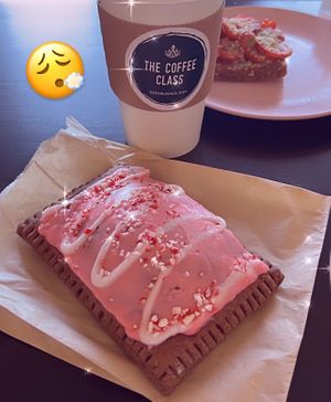 Vegan Chocolate Peppermint poptart   at The Coffee Class in Las Vegas