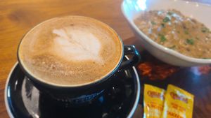 Vegan Biscuits & Gravy with Mexican Mocha at The Coffee Class in Las Vegas