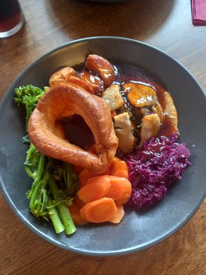 Vegan haggis wellington at Seven Stars in Kingsbridge
