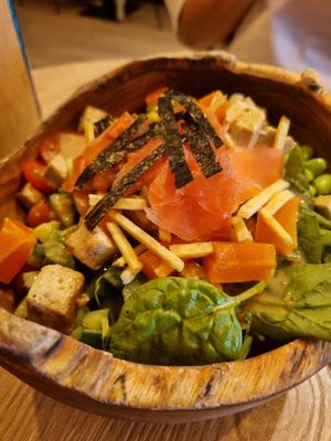 Vegan poke bowl at Hawaii Poké Bowl in The Hague